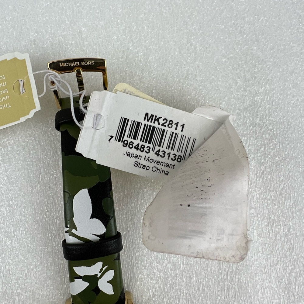 ( no battery) Michael kors Lexington Green Floral 36mm Watch - Picture 4 of 5